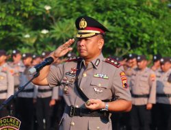 Sambut Hari Bhayangkara Ke-79, Polres Pekalongan Gelar Upacara Tabur Bunga