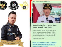 King Naga Sentil Ucapan Kasar Bupati Lebak: Jangan Cuma Ngomong, Buktikan Audit Desa