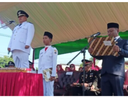 Camat Cirinten Pimpin Upacara HUT ke-80 RI, Ajak Warga Tingkatkan Semangat Persatuan dan Pembangunan