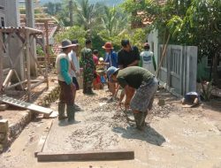 Gotong Royong Perbaikan Jalan, Warga Kampung. Kadu Jolang dan Kampung. Hareno Bersinergi dengan Pemerintah Desa Pasir Eurih dan Ormas PP