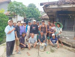 Pemdes Pasir Eurih dan Warga Antusias Perbaiki Jalan Penghubung Kampung Kadu Jolang dan Kampung Hareno