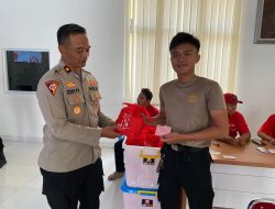 HUT Humas Polri ke-74, Si Humas Polres Lebak dan PMI Lebak Gelar Donor Darah Ke-74