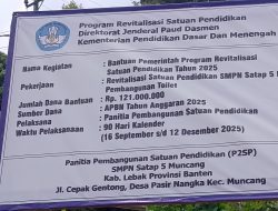 Diduga Abaikan Protokol Keselamatan, Pekerja Proyek Toilet di SMPN Satap 5 Muncang Tak Gunakan APD