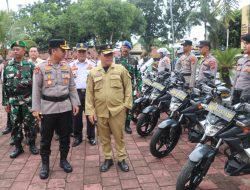 Polres Lebak gelar Apel Kesiapan Tanggap Darurat Bencana Hidrometeorologi Secara Serentak