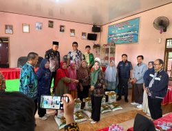 ‎Polda Lampung Dampingi Bapanas dalam Penyaluran Bantuan Pangan di Dua Desa di Tubaba
