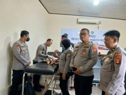 ‎Polres Lampung Selatan Kembali Gelar Sunat Massal, 60 Anak Ikuti Bakti Kesehatan di Polsek Natar ‎