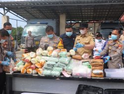 ‎Barang Bukti Narkotika Senilai Rp230 Miliar Dimusnahkan, Polres Lampung Selatan Selamatkan Hampir 2 Juta Jiwa ‎