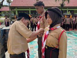 ‎Bangun Karakter Sejak Dini, SMPN 1 Bakauheni Gelar Kemping Pramuka
