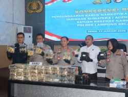 Polres Lampung Selatan Bongkar 122,51 Kg Sabu Jaringan Aceh–Jakarta