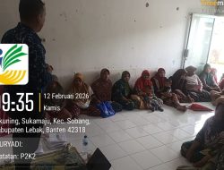Pendamping PKH Kecamatan Sobang Gelar Sosialisasi di Kantor Desa Sukamaju
