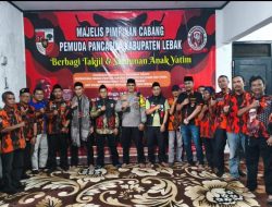 Ketua MPC PP Lebak Tegas dan berwibawa”Mendukung Penuh Panitia Dalam Giat Santunan, Bagi Takjil dan Buka Puasa Bersama”