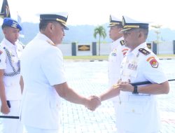 ‎Tongkat Komando Berpindah! Komandan Pangkalan TNI Angkatan Laut Lampung Resmi Berganti, Dari Kolonel Laut (P) Krido Satriyo ke Letkol Laut (P) Irianto