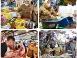 Wabup Intan Monitoring Stok Dan Harga Komoditi Pokok Di Pasar Kelapa Dua
