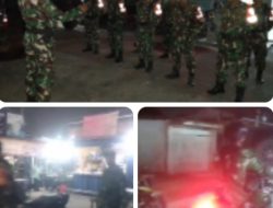 Tingkatkan Keamanan Pesisir Kabupaten Tangerang Koramil 01/Teluknaga Patroli Siskamling