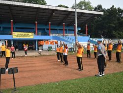 Bag SDM Polres Lebak Gelar Tes Kesamaptaan Jasmani Periodik Semester I untuk Jaga Kebugaran Personel