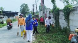 Wujudkan Jambe Bersih Dan Nyaman, Pemdes Daru Dan Kecamatan Jambe Gelar Aksi Kebersihan Di Perbatasan Desa