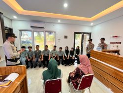 Melalui Pelajar Seba Polres Lebak, Siswa Diajak Kenal Lebih Dekat Fungsi Kepolisian