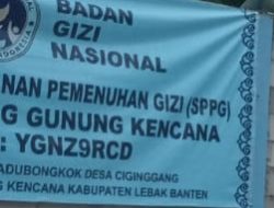 Dapur SPPG Ciginggang Kecamatan Gunungkencana Disuspend Diduga Melanggar SOP