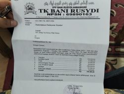 Diduga Berkedok Walimah/Tasyakur Iuran di TK/PAUD Bani Rusdi Capai Rp390 Ribu, Orang Tua Murid Mulai Mengeluh