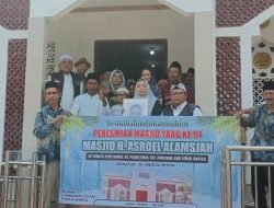 Peresmian Masjid Asrul Alamsyah di Kampung Cibatu Berlangsung Lancar, Warga Antusias