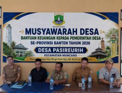 Musdes Desa Pasireurih Bahas Prioritas Pembangunan dan Pemberdayaan Masyarakat