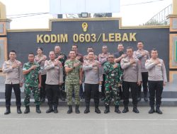 Kapolres Lebak Perkuat Soliditas Bersama Kajari, Dandim 0603/Lebak, dan Danbrigif 14/Mandala Yudha