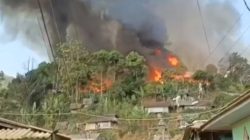 Diduga Dipicu Korsleting Listrik, Kebakaran Hanguskan 51 Rumah Di Komplek Kasepuhan Cipta Mulya Sukabumi