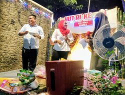 Malam Puncak HUT RI ke-81 di Way Apus Pecah! Warga Tumpengan, Doa Bersama hingga Banjir Hadiah