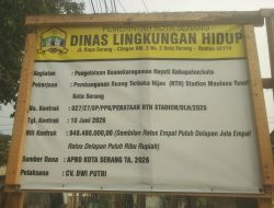 Pembangunan RTH di Penancangan, Kota Serang Disoal — Aktivis dan Warga Soroti Dugaan Material Tak Sesuai Spesifikasi