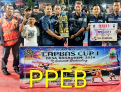 PPEB Bakauheni Juara 1 Lapbas Cup 1, Taklukkan KPJ Kampung Jering 3-1 di Grand Final