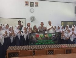 Lindungi Generasi Muda, Sat Resnarkoba Polres Lebak Sosialisasikan Bahaya Narkoba di SMPN 3 Cibeber